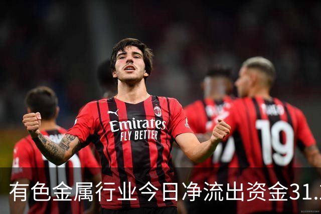 有色金属行业今日净流出资金31.22亿元，紫金矿业等6股净流出资金超亿元